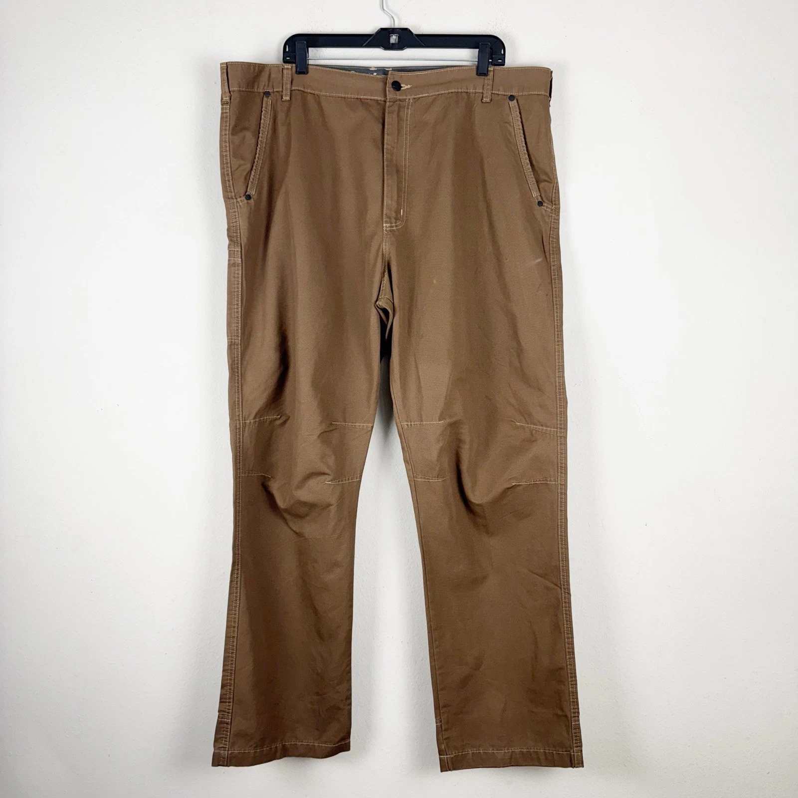 Wrangler Men's Outdoor Series ATG (All Terrain Gear) Pants Size 42x32 Teak Brown