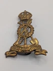 Original WW1 British Army Cap Badge - Labour Corps Military Kings Crown