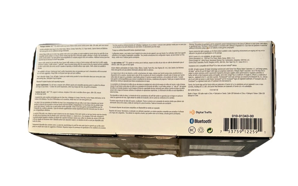 Garmin Dezl 770LM Trucker GPS Navigator Bluetooth 7" Color Touchscreen Maps HD - Image 3 of 4