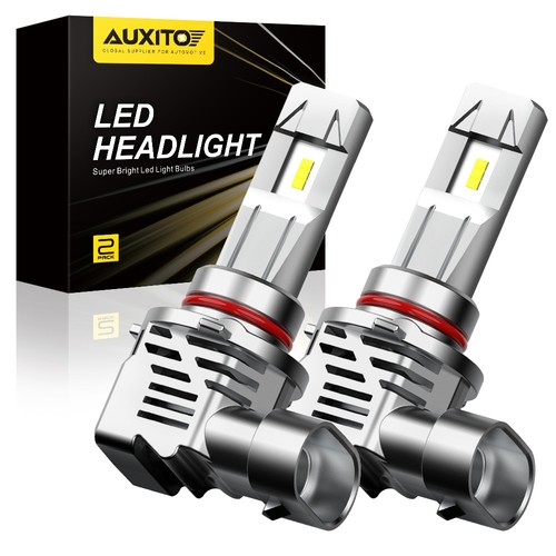 AUXITO HB3 9005 LED Headlight Bulbs High Low Beam Canbus Error Free 6000K