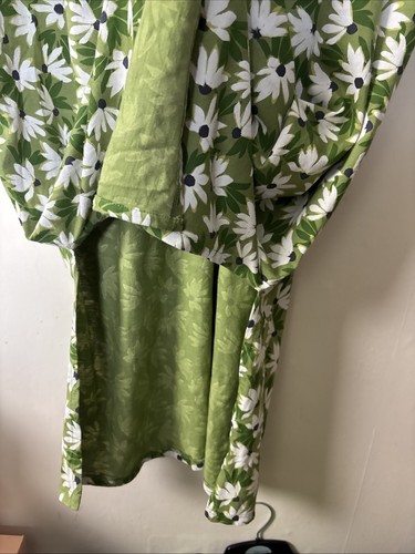 Seasalt Chy Ryn Dress Green Jersey Floral Maxi Dress Size UK 22 - Picture 9 of 10