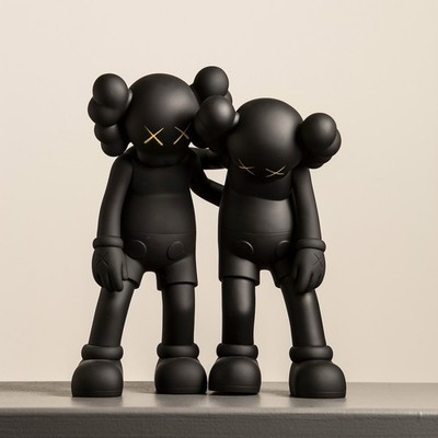 KAWS Along The Way Open Edition Companion Figuren Schwarz /  Limitiert, OVP, Neu