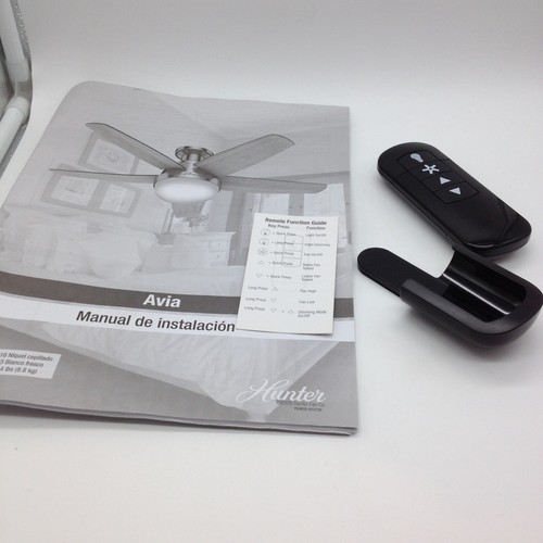 GENUINE Hunter Fan Replacement 434mhz Handheld Ceiling Remote + Manual K6266-02