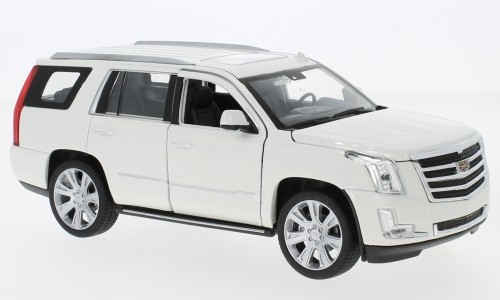 Cadillac Escalade 2017 bianco modellino 24084 Welly 1:24 - Foto 1 di 1