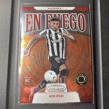 2025 Panini Prizm FIFA Club World Cup Igor Jesus #6 En Fuego Rookie RC