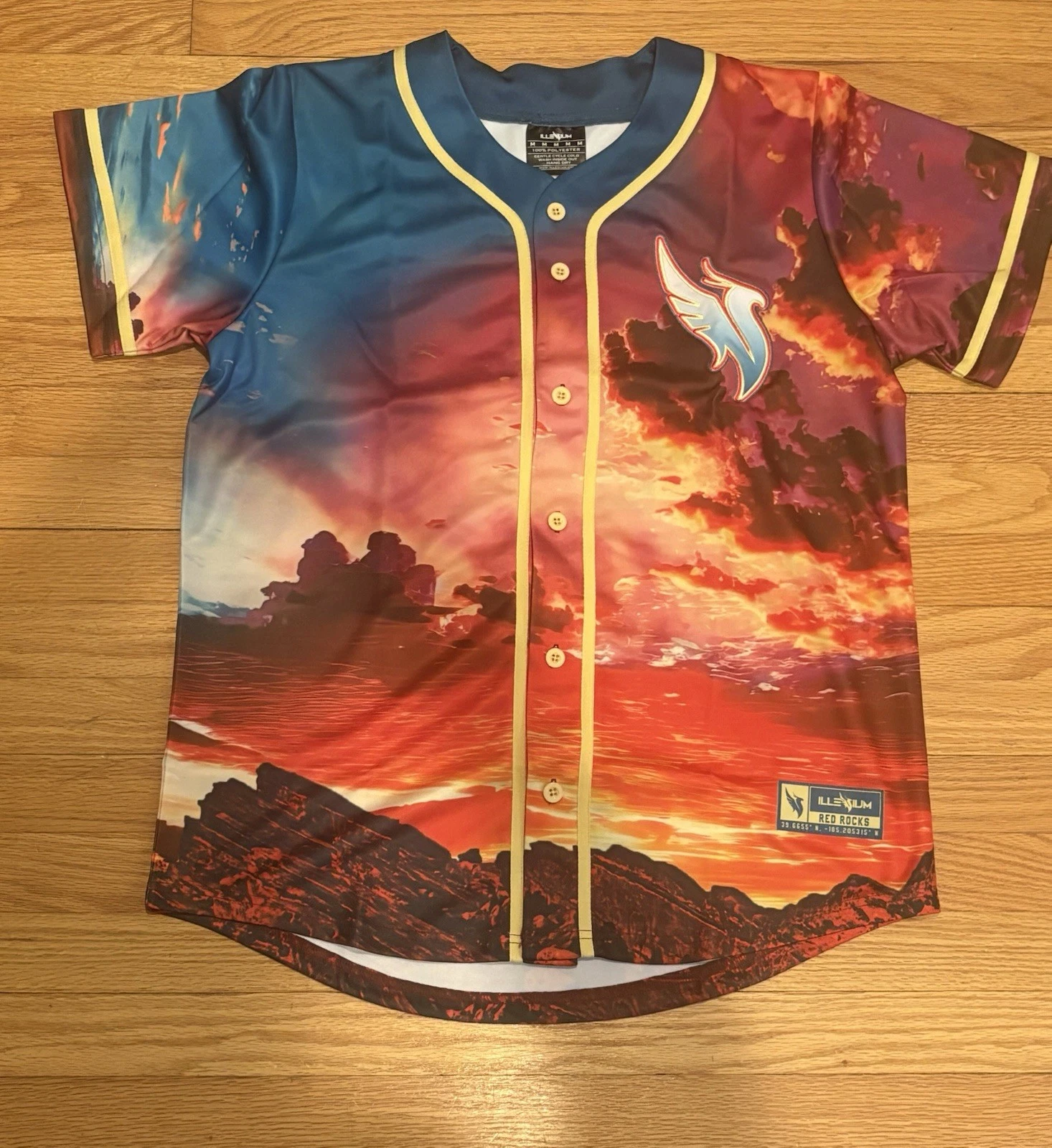 ILLENIUM Red Rocks 2025 Baseball Jersey (Sunset Phoenix)