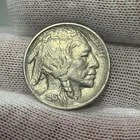 1913 Type 2  Full Horn Higher Grade Buffalo Nickel -  Better Date US Coin!