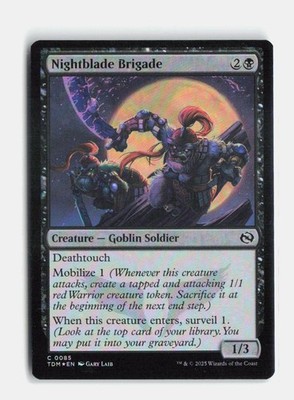 Nightblade Brigade 85 Foil Tarkir: Dragonstorm MTG NM