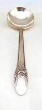 International 1847 Rogers Silverplate 1937 FIRST LOVE Gumbo Soup Spoon(s) 7 1/8"