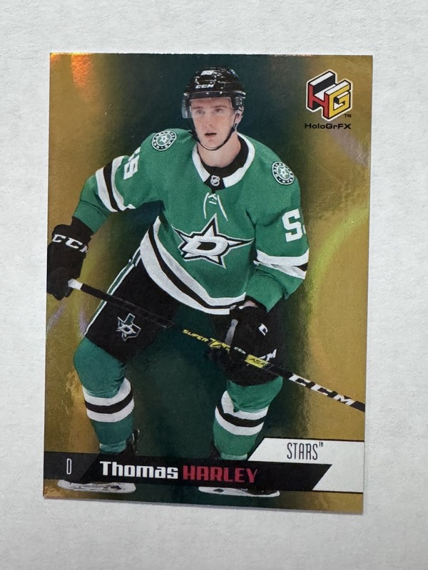 2020-21 Upper Deck Extended Thomas Harley HOLO GrFX GOLD # HG-6 DALLAS STARS