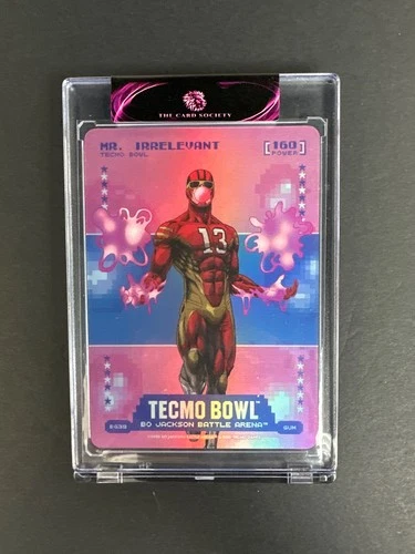Mr. Irrelevant Tecmo Bowl Bo Jackson Battle Arena 160 Gum BG39 Bubblegum