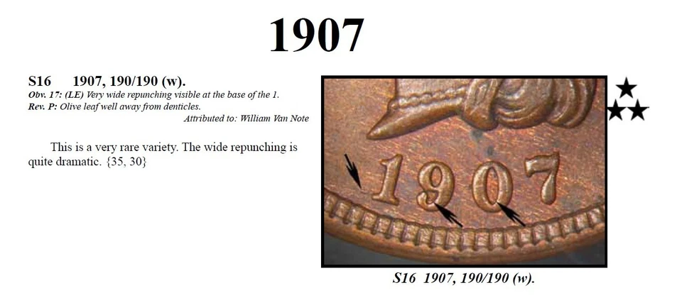 1907 Indian Cent Snow-16 RPD "1" Far Left - Image 4 of 4