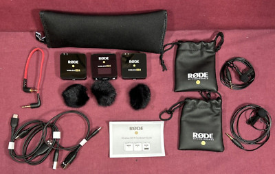 Rode Wireless GO II Dual-Channel Compact Wireless Microphone System + 2 Lavalier