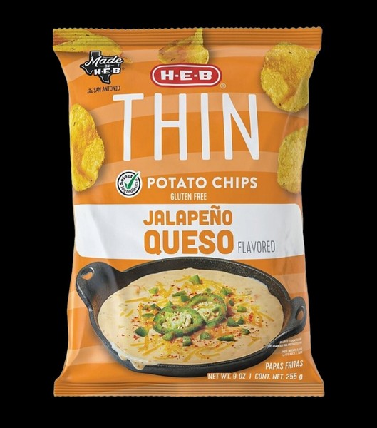 Bolsa fina de 9 oz con sabor a patatas fritas con queso jalapeño (cheesy jalapeño)