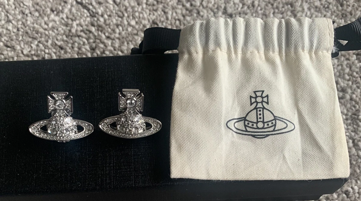 Sparkly vivienne shop westwood earrings