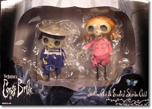 Set Figurines Les Noces Funèbres (Corpse Bride) – Victor & Emily – Diorama SD Toys – 12x15cm