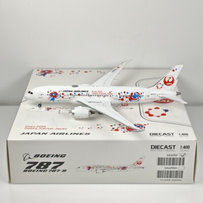 1:400 JC Wings Japan Airlines Boeing 787-8 Airplane Diecast
