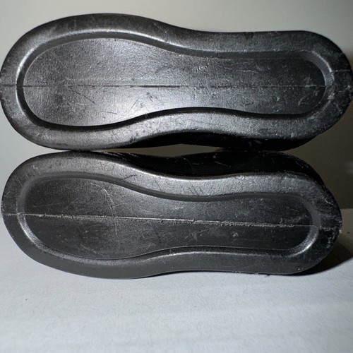 Vintage Action Man Palitoy Hasbro Original 2 Pairs Short Black Boots Dish Sole A - Picture 8 of 9