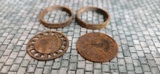 2x Gullideckel Echtrost BEMALT oder UNBEMALT Kanaldeckel 1:45 Spur 0 Modellbau