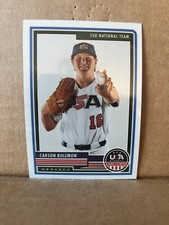 Carson Bolemon 2023 Panini Stars & Stripes USA Baseball Optichrome Base Card