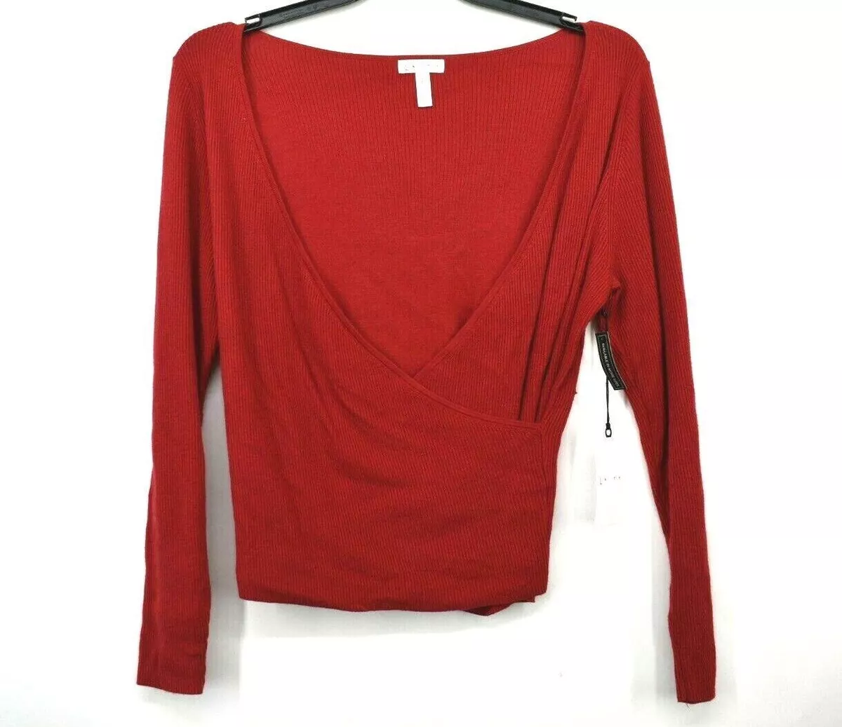 Leith rib wrap sweater sale