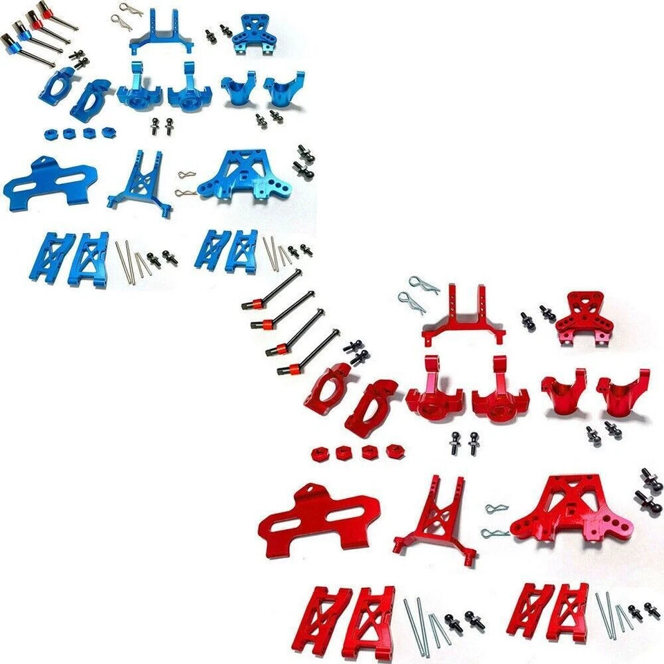 Upgrade Full Alloy Parts Kit for Traxxas 1/18 LaTrax Teton Model RC Car Hardened - Image 2 of 4