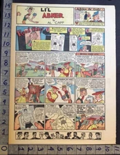 1938 AL CAPP LI'L ABNER CARTOON HILLBILLY DOGPATCH ADVICE GALS COMIC 33706