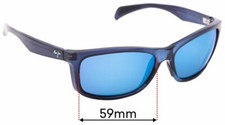 SFx Replacement Sunglass Lenses fits Maui Jim MJ785 Puhi - 59mm Wide