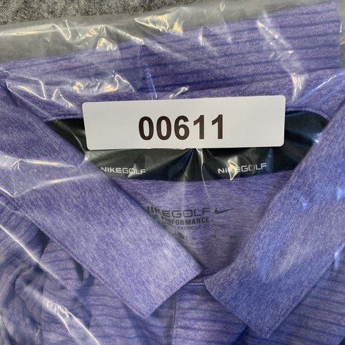Nike Golf Poloshirt Herren XL Violett Lila Tour Performance Kurzarm Stretch - Bild 17 von 17