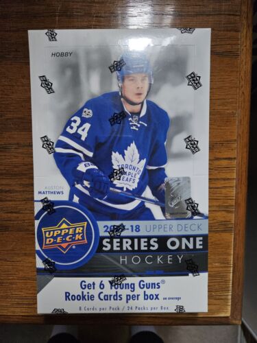 2017-18 UPPER DECK SERIES 1  Hockey  UNOPENED HOBBY BOX - Picture 1 of 3