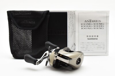 Shimano 25 Antares 100HG Rechts Hand Köder Guss Rolle Mint Aus Japan #2477-