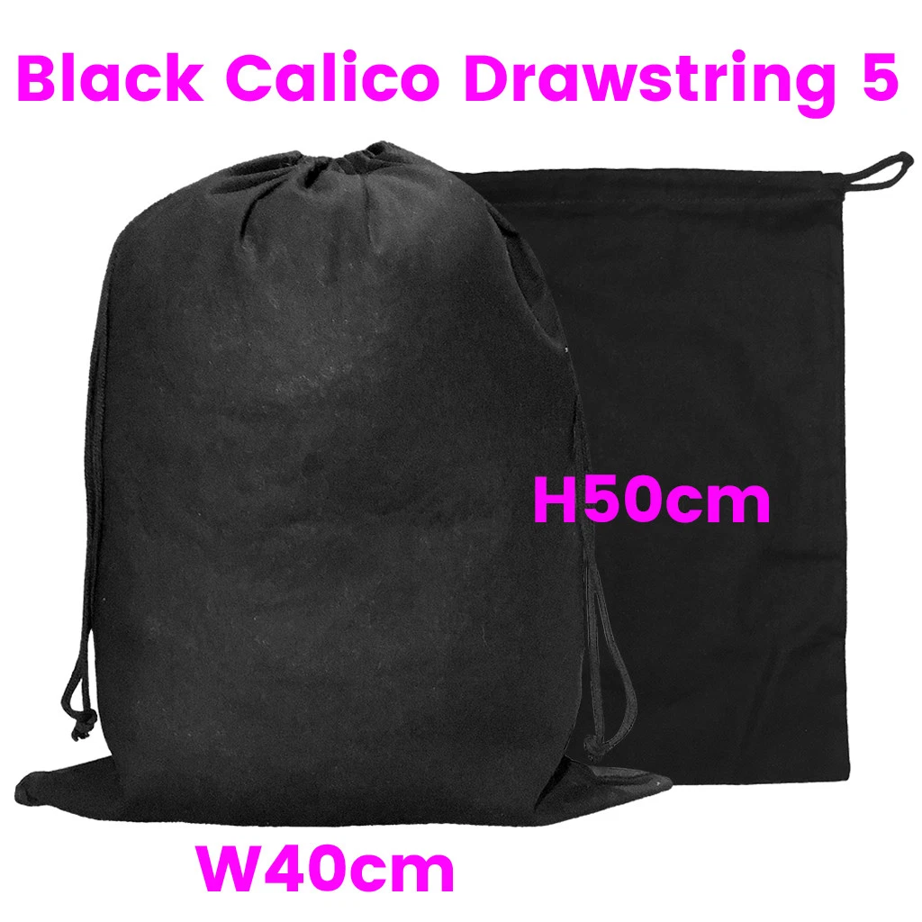 Black drawstring bags bulk sales