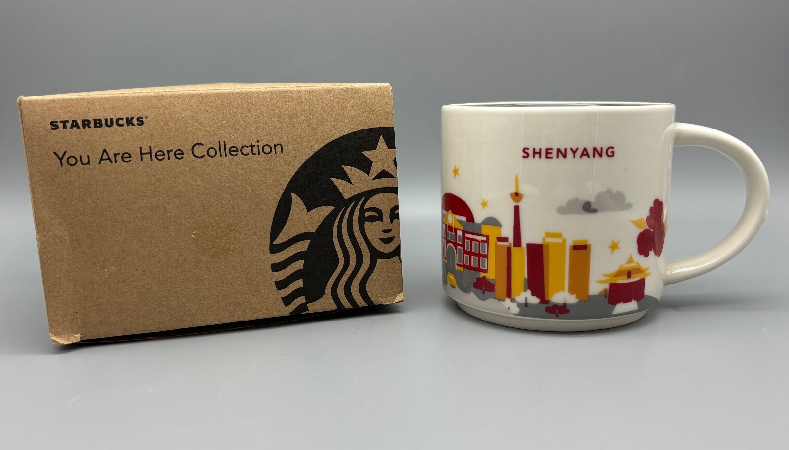 Starbucks Shenyang 14 oz You Are Here Mug New in Box