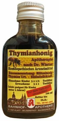 BAHNHOF-APOTHEKE Thymianhonig - 100 ml - klassische Homöopathie aus deutscher Traditionsapotheke
