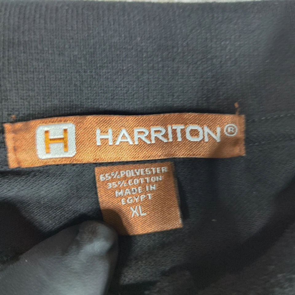 Camisa Harriton Los Angeles LA Rams Para Hombres XL Negra Polo Golf Abotonada Foto 3 de 4