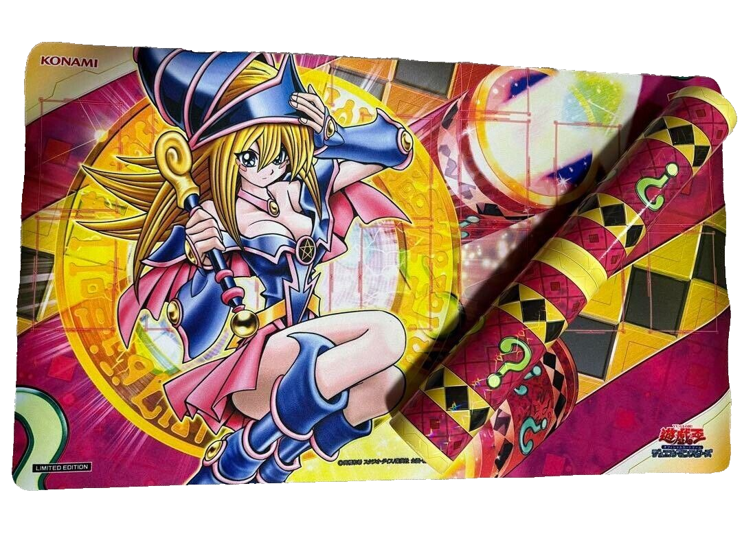 Dark_Magician_Girl Original２L判ポスター3枚セット Yu-Gi-Oh! Dark Magician Girl Magic Cylinder Official Playmat
