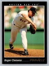 1993 Pinnacle Baseball #25 Roger Clemens - VG - Boston Red Sox