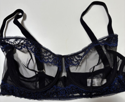 New $115 Simone Pérèle 1E4 330  Embroidered Bra Size 34E