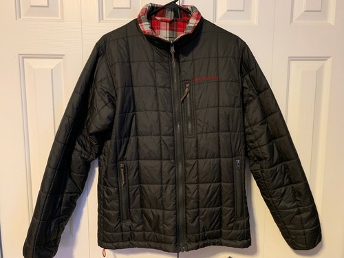 Red Plaid Reversible Coat Jacket 