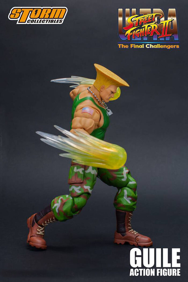 Storm Toys 1/12 Street Fighter II GIJOE Guile Action Figure In