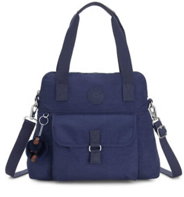 NWT Kipling Pahneiro Handbag Ink Blue Tonal HB6297