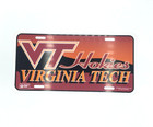 Virginia Tech Hokies Licensed Ncaa 12" Plastic License Plate Auto Free Shipping