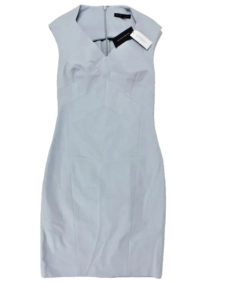 Vestidos sólido vaina de lino Banana Republic para Mujeres