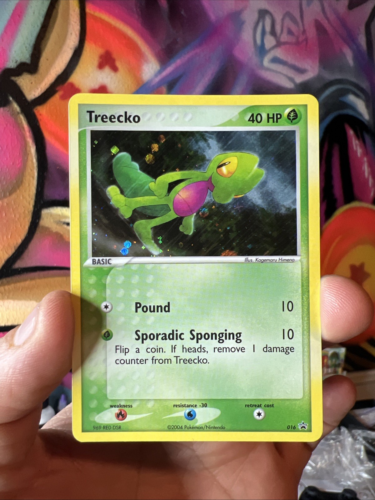 Treecko 016 Holo Nintendo Black Star Promo Pokemon Card