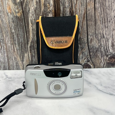 #ad #ad Canon Sure Shot 65 Zoom Date 35mm point amp; shoot film camera With Case Works✔ $72.99