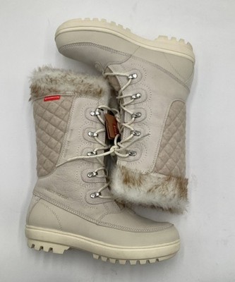 Helly Hansen Women's Garibaldi Vl Insulated Winter Boots Cream/Snow Size 6.5