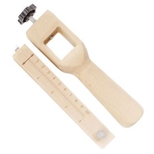 Leathercraft Cutting Tool 7cm Adjustable Wooden Leather Belt Strap Cutter