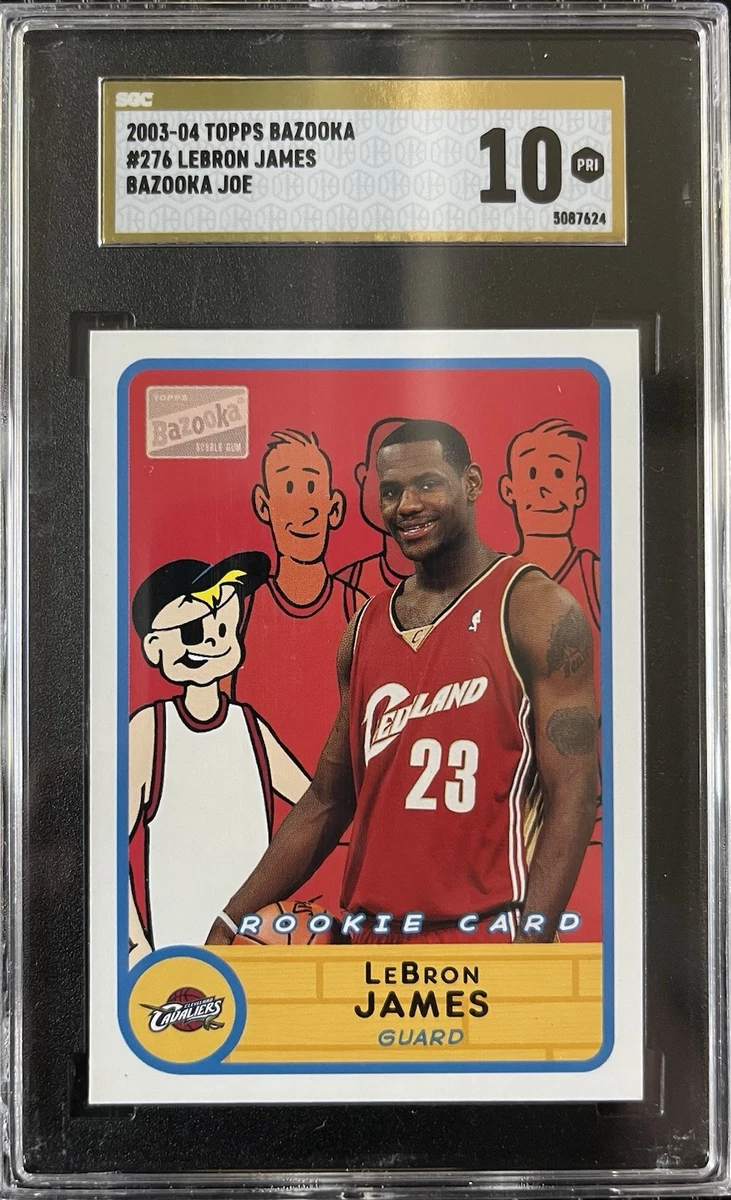 Bazooka LeBron James Basketball Sports Trading Card Singles for