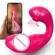 Breast Stimulator Pump Sucking Nipple Clit Vibrator Silicone Sex-Toys For-Women