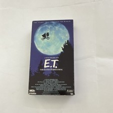 MCA E.T. the Extra-Terrestrial VHS NTSC PG Full Screen Steven Spielberg 1982
